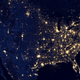 Illustration for article titled What do these nighttime satellite photos reveal about civilization?